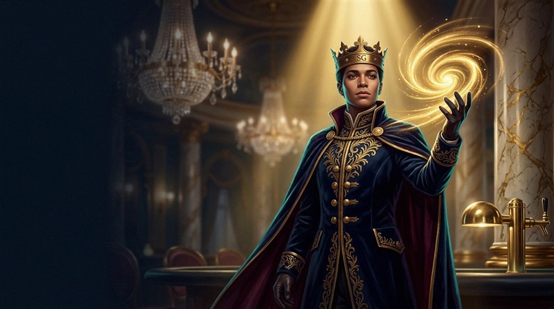 Laptop screen displaying casino slot game with chips and cards